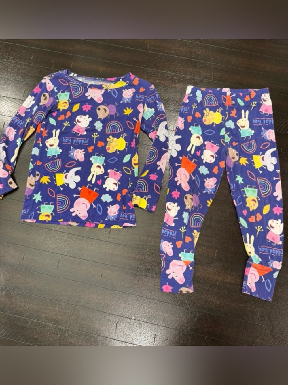 Bums & Roses Peppa Pig Size 2T PJs